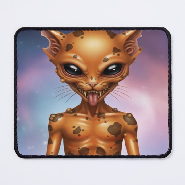 Item preview,  FUNNY UGLY ALIEN CAT designed and sold by Obinne.