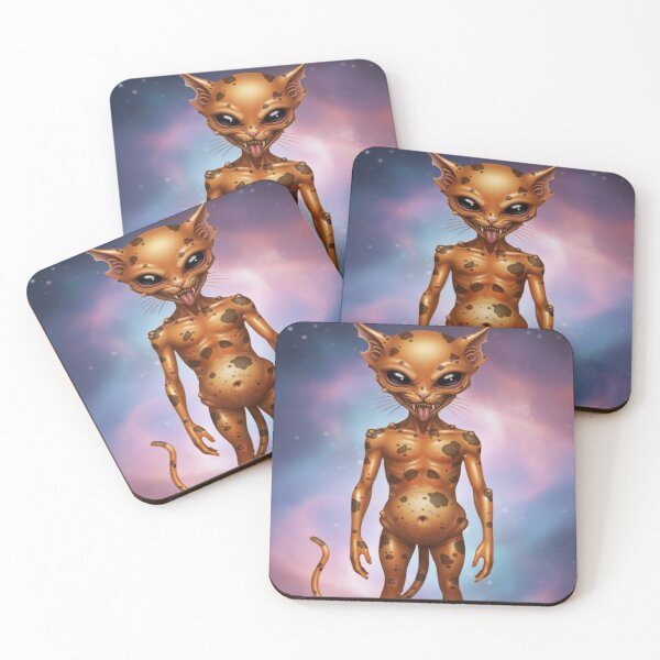 Item preview,  FUNNY UGLY ALIEN CAT designed and sold by Obinne.