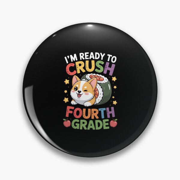 Item preview, Back To School Ready To Crush Fourth Grade designed and sold by ChristopStano.