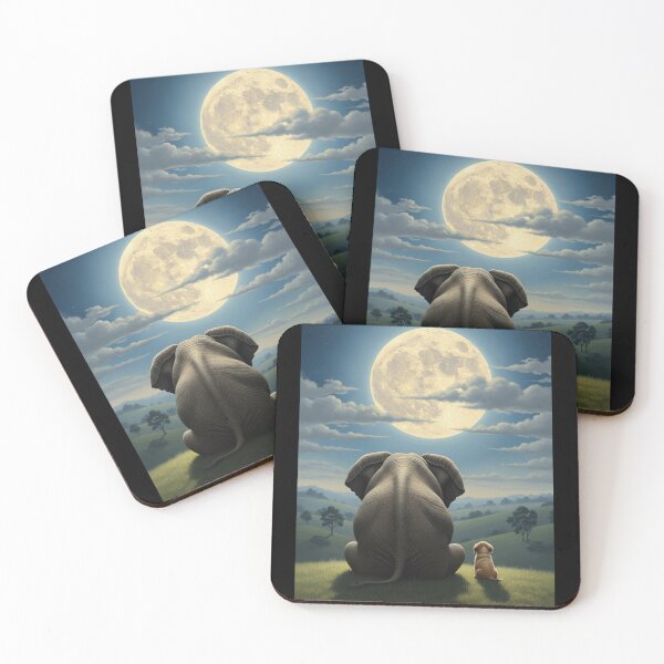 Item preview, Moonlit Companions designed and sold by ElephantVibes.