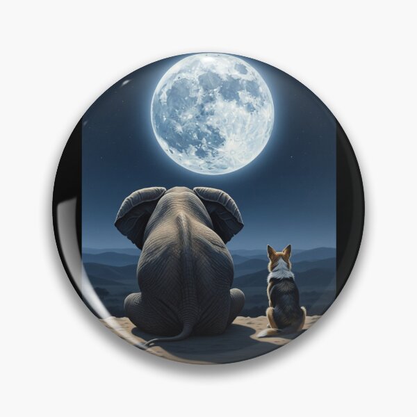 Item preview, Moonlit Companionship designed and sold by ElephantVibes.