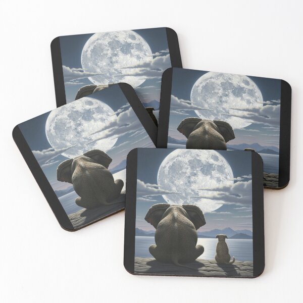 Item preview, Moonlit Safari Companions designed and sold by ElephantVibes.