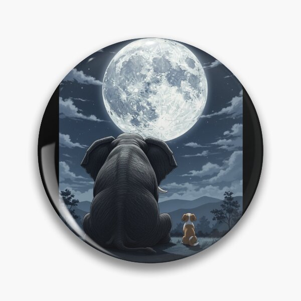 Item preview, Lunar Companions' Night Watch designed and sold by ElephantVibes.