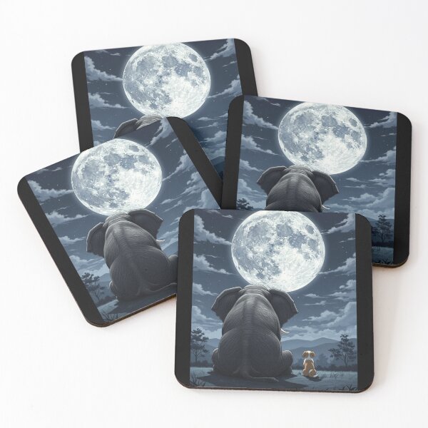 Item preview, Lunar Companions' Night Watch designed and sold by ElephantVibes.