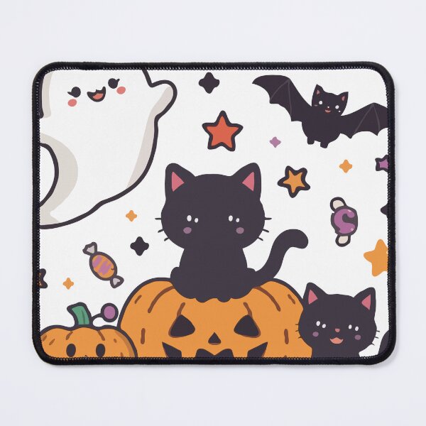 Item preview, Ghost Black Cats Halloween Themed designed and sold by AL AMIN.
