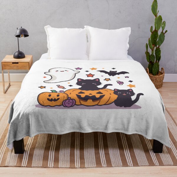 Item preview, Ghost Black Cats Halloween Themed designed and sold by AL AMIN.