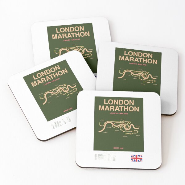 Item preview, Minimalist London Marathon Line Print designed and sold by The Circuit Collection.
