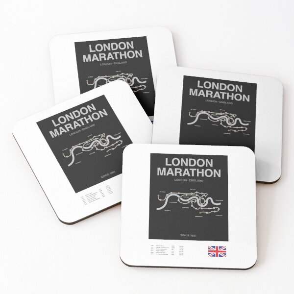 Item preview, Minimalist London Marathon Line Print designed and sold by The Circuit Collection.