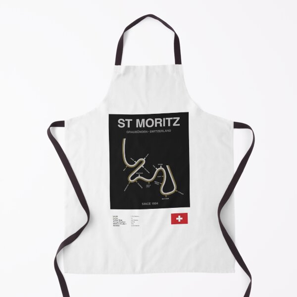 Item preview, Minimalist St Moritz Bobsleigh Line Print designed and sold by The Circuit Collection.