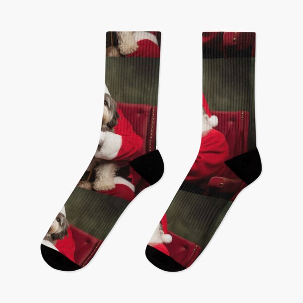 Item preview, Santa’s Favorite Helper. Funny Dog Portrait designed and sold by pinkal.