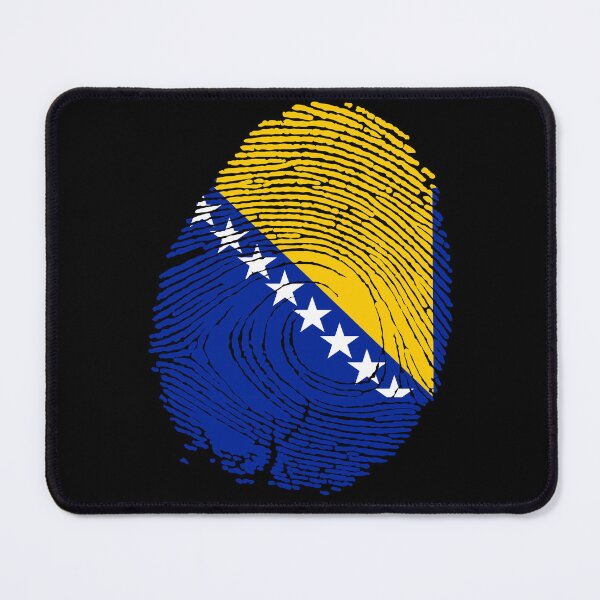 Item preview, Bosnia and Herzegovina Flag Fingerprint designed and sold by Azeecreate009.