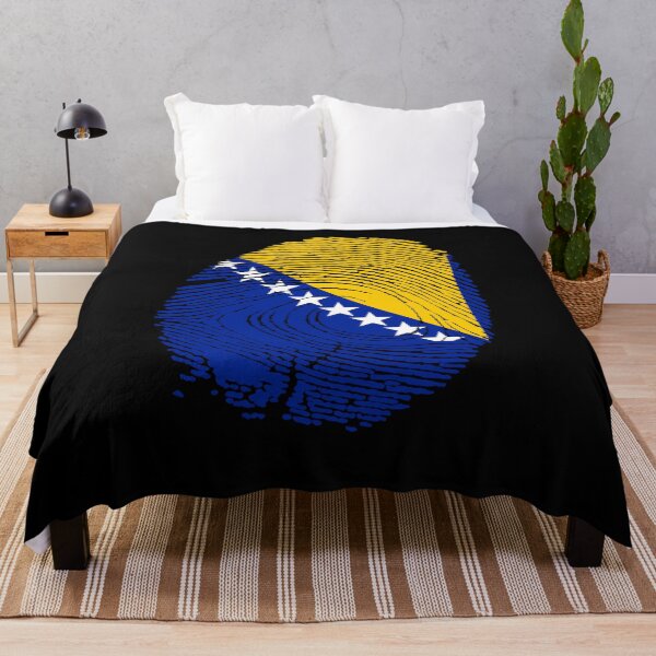 Item preview, Bosnia and Herzegovina Flag Fingerprint designed and sold by Azeecreate009.