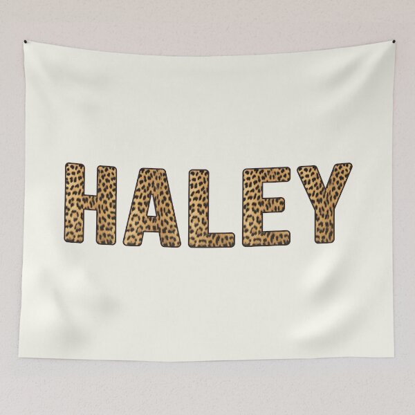 Item preview, Haley Name Leopard Print designed and sold by Jeallan Designs.