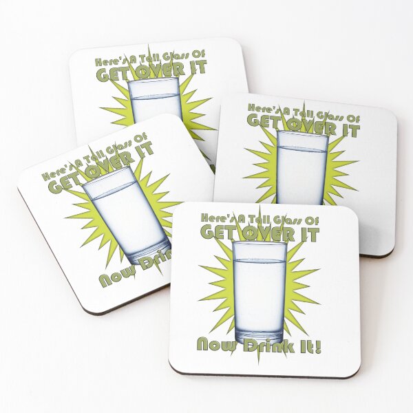 Item preview, Glass of Get Over it designed and sold by DePaul Creations.