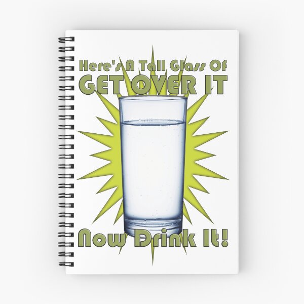 Item preview, Glass of Get Over it designed and sold by DePaul Creations.