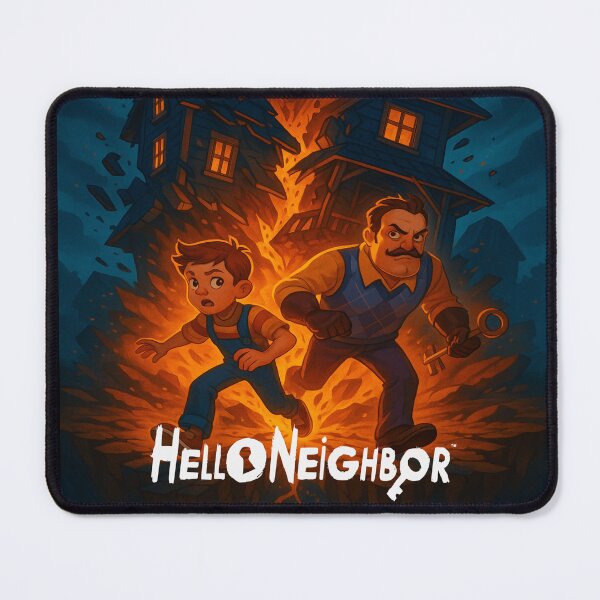 Item preview, Hello Neighbor – Exploding House Escape Artwork designed and sold by NAJURE.