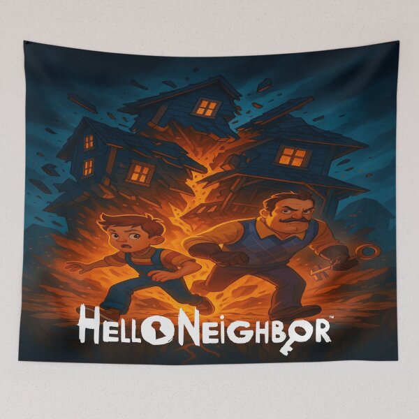 Item preview, Hello Neighbor – Exploding House Escape Artwork  designed and sold by NAJURE.
