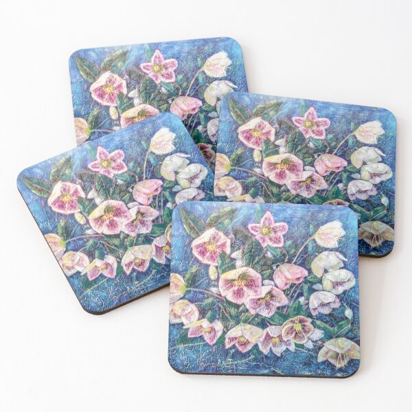 Item preview, Pink Hellebores designed and sold by ArtfromCoz.
