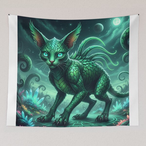 Item preview, CUTE  CAT ALIEN MEME designed and sold by Obinne.