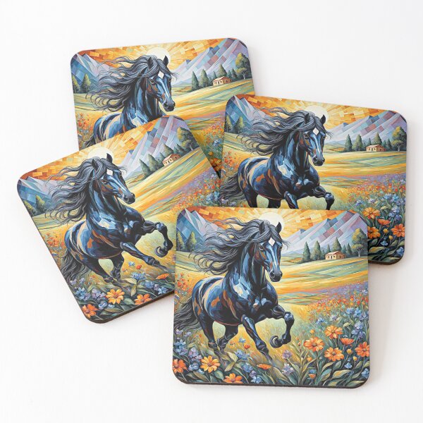 Item preview, Majestic Friesian horse#3 designed and sold by Helios Be. Lavsh.