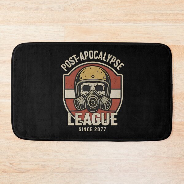 Item preview, Post-Apocalypse League Emblem – Gas Mask Skull Vintage designed and sold by SidTastic .