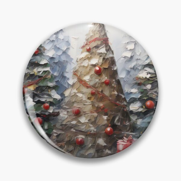 Item preview, Christmas Trees Painting, Snowy Forest Wall Art, Christmas Wall Art, Christmas Gift Idea, Muted Neutral Rustic Decor, Cozy Christmas Print designed and sold by SavageVision.