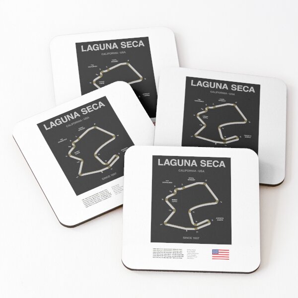 Item preview, Minimalist Laguna Seca Motorsports Line Print designed and sold by The Circuit Collection.