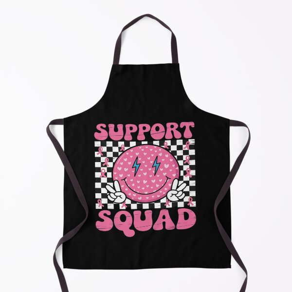 Item preview, Support Squad Breast Cancer Awareness Pink Ribbon Smile Face designed and sold by FranzFriesen.
