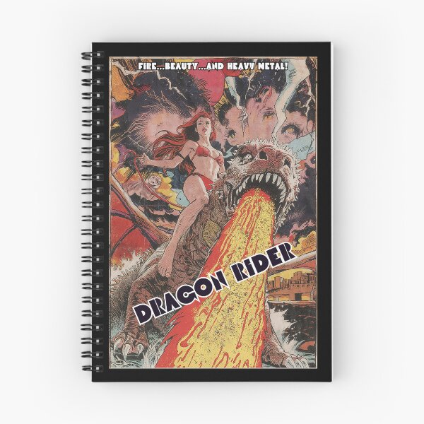 Item preview, Dragon Rider - Retro Fantasy Comic Cover designed and sold by FilMate.