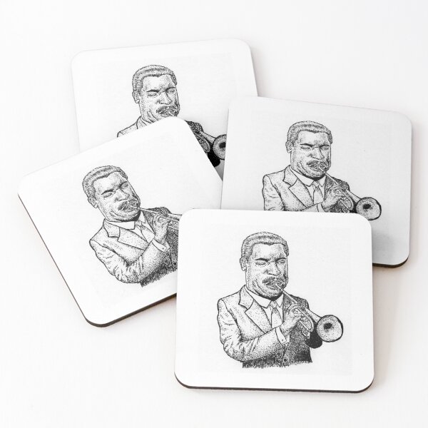 Item preview, Vintage Trumpet Player Pen and Ink Drawing designed and sold by wbhny.