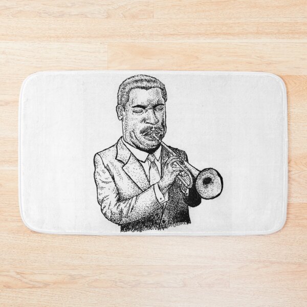 Item preview, Vintage Trumpet Player Pen and Ink Drawing designed and sold by wbhny.