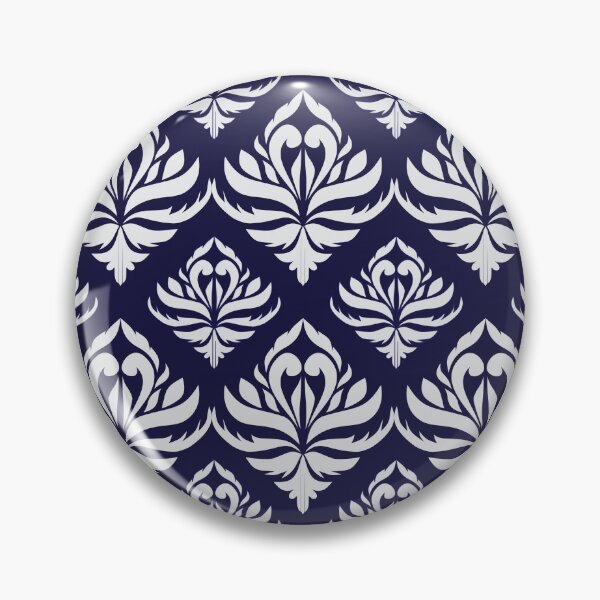 Item preview, Floral Vintage Damask – Elegant Classic Botanical Pattern designed and sold by Line-Aura.
