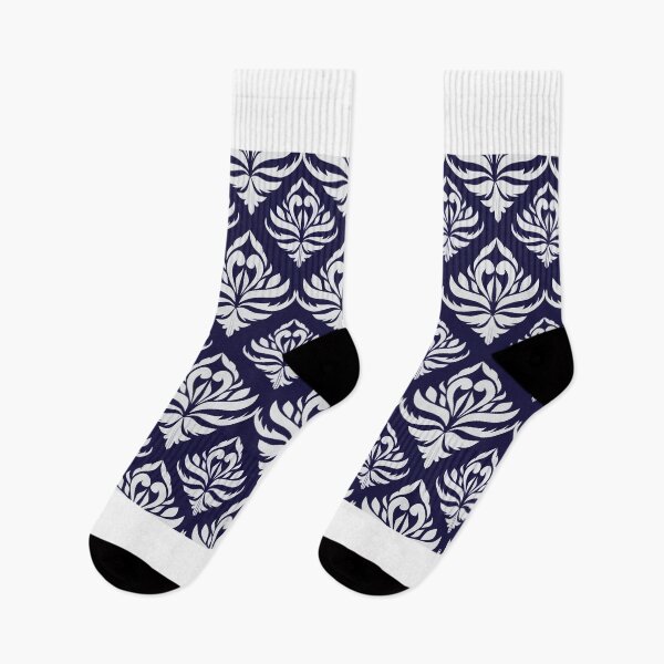 Item preview, Floral Vintage Damask – Elegant Classic Botanical Pattern designed and sold by Line-Aura.