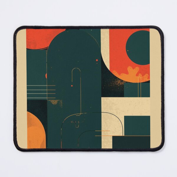 Item preview, Modern Geometric Abstract | Mid Century Retro Art Print designed and sold by AM-little-shop.