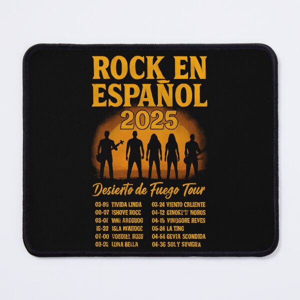 Item preview, Rock En Espaol 2025 Desierto De Fuego Tour T-Shirt designed and sold by Gwansiognu.