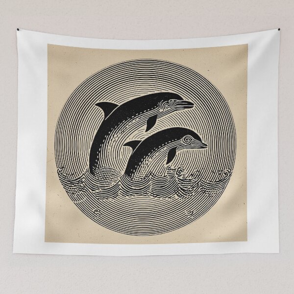 Item preview, DOLPHINS - SEASCAPE .125 designed and sold by lautir.