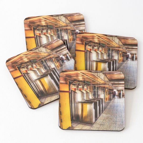 Item preview, Bustling New York Subway Station Turnstiles designed and sold by Paul Thompson Photography.