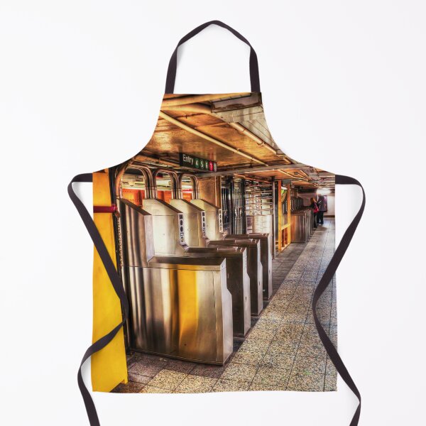 Item preview, Bustling New York Subway Station Turnstiles designed and sold by Paul Thompson Photography.