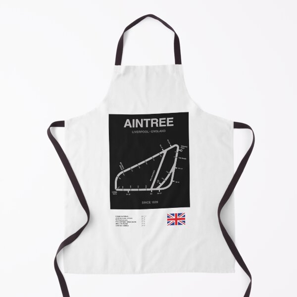Item preview, Minimalist Aintree Horse Racing Course Line Print designed and sold by The Circuit Collection.