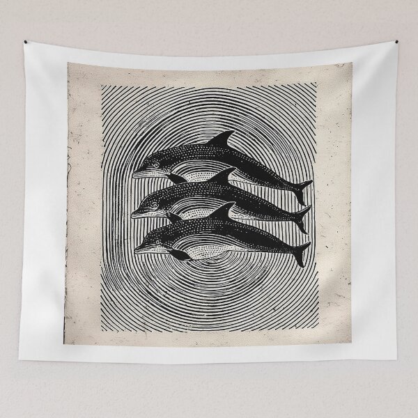 Item preview, DOLPHINS - SEASCAPE .126 designed and sold by lautir.