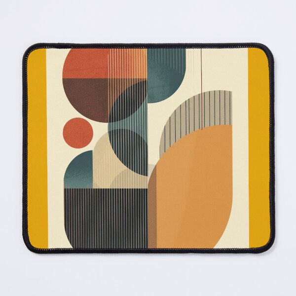 Item preview, Mid-Century Modern Abstract Geometry | Retro Shapes Wall Art designed and sold by AM-little-shop.