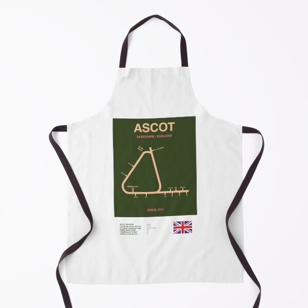 Item preview, Minimalist Ascot Horse Racing Course Line Print designed and sold by The Circuit Collection.