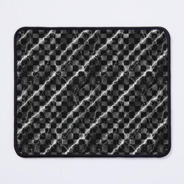 Item preview, Chessboard & Lightning Bolts – Punk Seamless Pattern designed and sold by Digital Dreamtales.