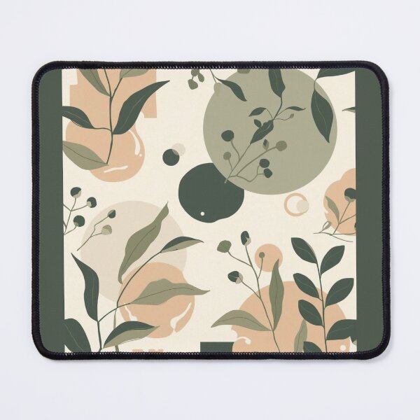 Item preview, Abstract Botanical Pattern | Modern Nature Design in Earthy Tones designed and sold by AM-little-shop.