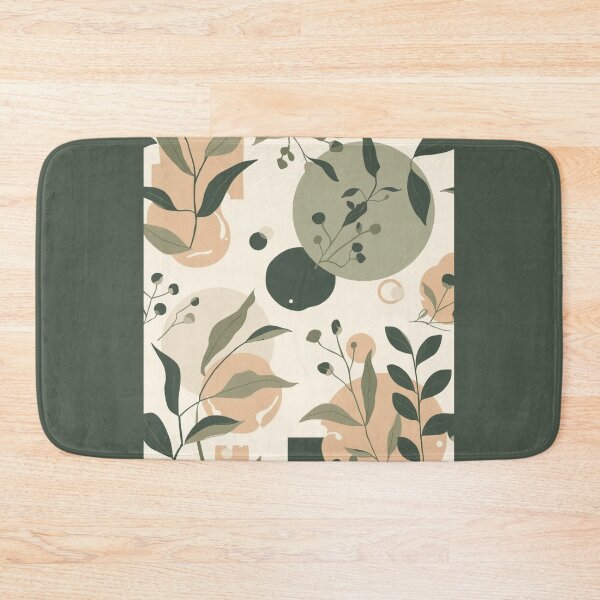 Item preview, Abstract Botanical Pattern | Modern Nature Design in Earthy Tones designed and sold by AM-little-shop.