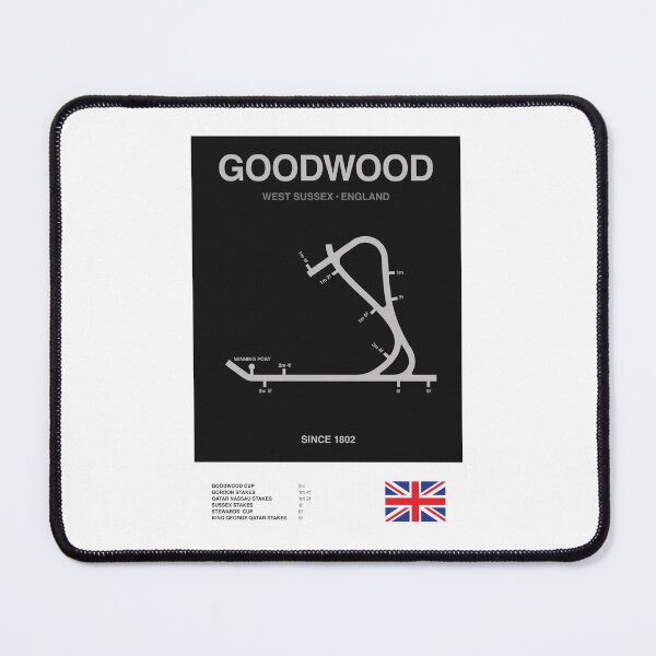 Item preview, Minimalist Goodwood Horse Racing Course Line Print designed and sold by The Circuit Collection.