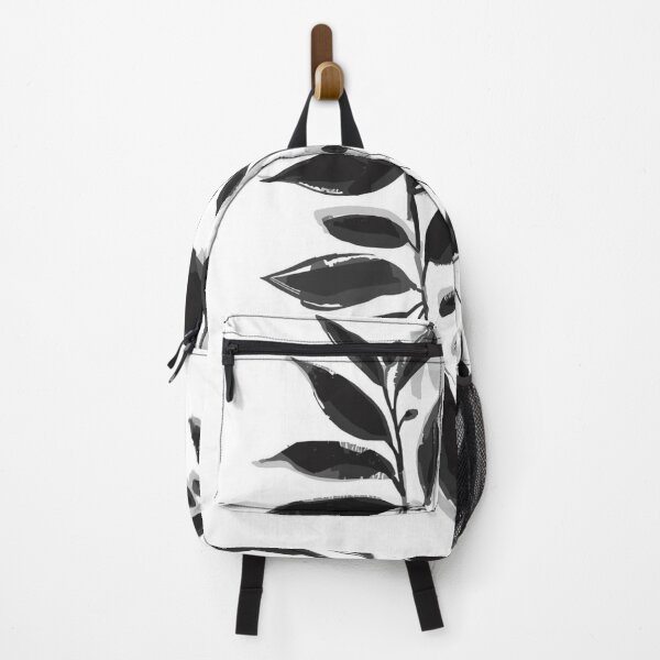 Item preview, Monochrome Botanical Abstract | Minimalist Black and White Wall Art designed and sold by AM-little-shop.