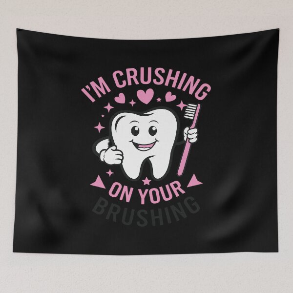 Item preview, I'm Crushing On Your Brushing Dental Valentine's Day designed and sold by NeomiStoreSS.