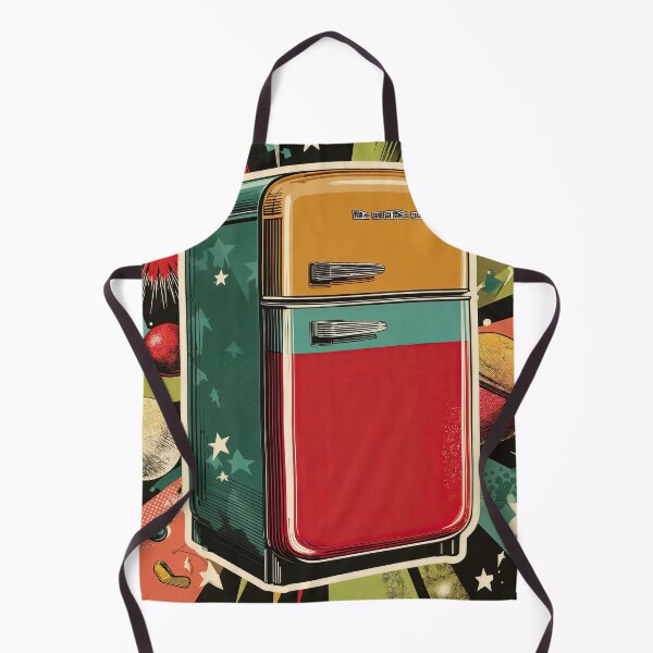 Item preview, Cosmic Retro Fridge: Pop Art Blast from the Past designed and sold by ForeverPrintsOK.