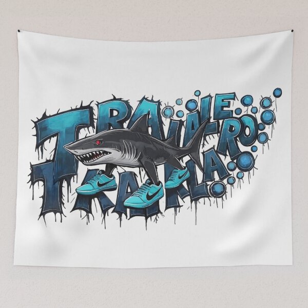 Item preview, Gothic Tralalero Tralala – Cursed Brainrot Art designed and sold by GTSKO.